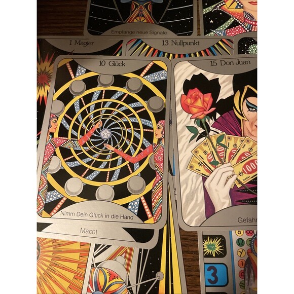 Sternenmadchens Wahrsagespiel Fantasy Tarot Major Arcana Pop Art AGMULLER - Picture 12 of 12